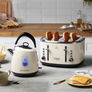 Russell Hobbs Stylevia Cream 4 Slice Toaster